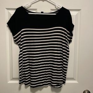 Forever 21 Cap/Dolman Sleeve Striped Shirt